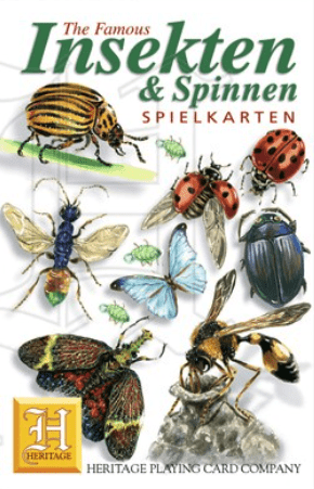 Heritage Spielkarten - Insekten und Spinnen