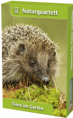 Naturquartett (Insekten, Küstenwelt, Vögel, Gartentiere, Schmetterlinge, Laubbäume, Blütenpflanzen, Waldtiere) - Tiere im Garten