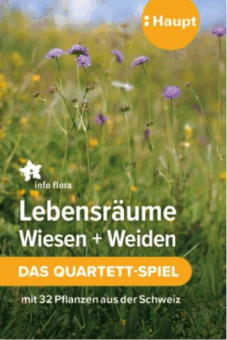Lebensräume Wiesen und Weiden – das Quartett-Spiel