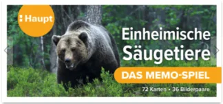 Einheimische Säugetiere – das Memo-Spiel