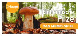 Einheimische Pilze – das Memo-Spiel