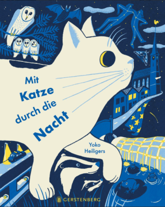 Mit Katze durch die Nacht